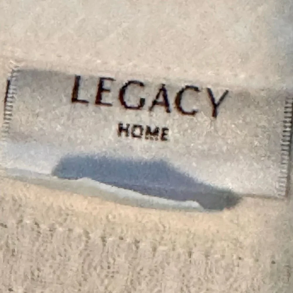 Legacy Home Fine Linens White/Seafoam King Coverlet